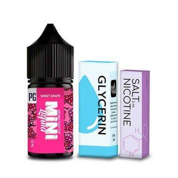 Жидкость Mini Liquid Sweet Grape (Сладкий Виноград) 30ml (набор компонентов) 460149 фото