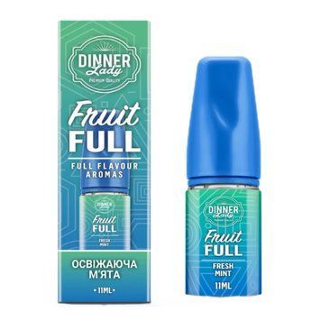 Жидкость Dinner Lady Fruit Full Fresh Mint (Свежая Мята) 30ml (набор компонентов) 459464 фото