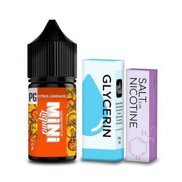 Жидкость Mini Liquid Citrus Lemonade (Цитрус Лимонад) 30ml (набор компонентов) 460138 фото
