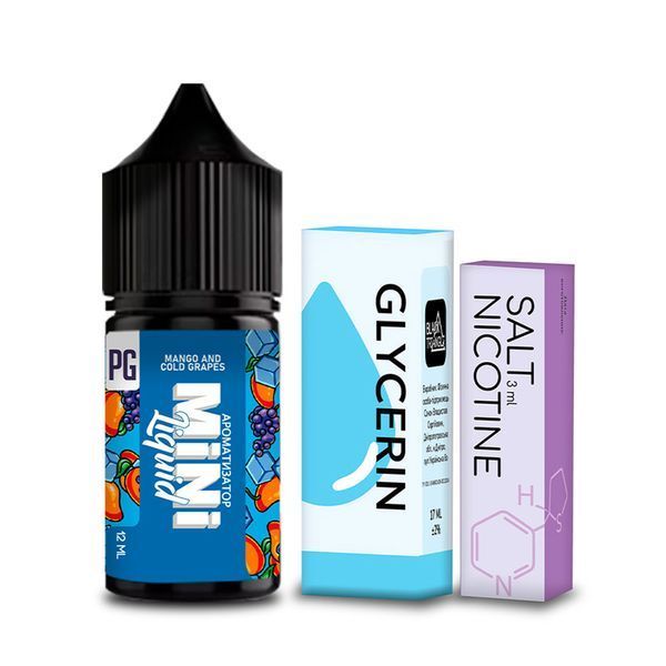 Рідина Mini Liquid Mango Cold Grapes (Манго та Холодний Виноград) 30ml (набір компонентів) 460144 фото Рідина Mini Liquid Mango Cold Grapes (Манго та Холодний Виноград) 30ml (набір компонентів) 460144 фото