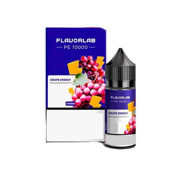 Рідина Flavorlab PE 10000 Grape Energy 30 мл (5.0%) (набір компонентів) 124790 фото Рідина Flavorlab PE 10000 Grape Energy 30 мл (5.0%) (набір компонентів) 124790 фото